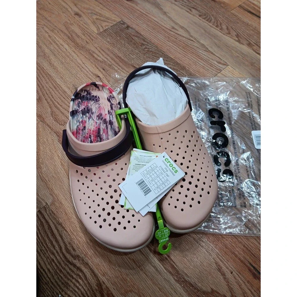 Crocs Inmotion Marbled Clog Men's Size 13 Slip On Shoes
